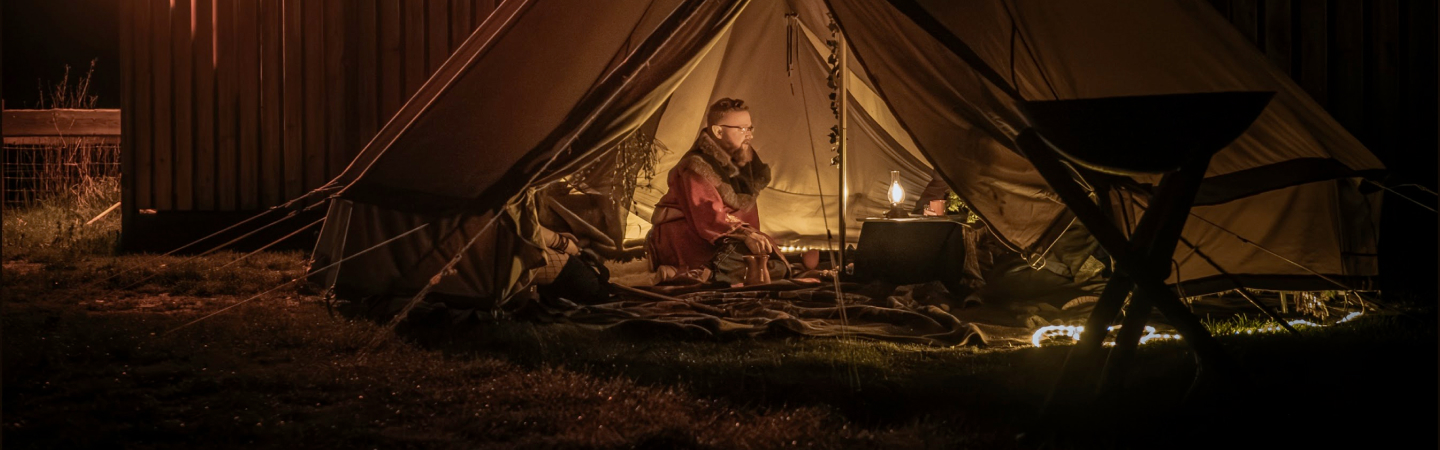 Charm deelnemers tijdens het larp evenement